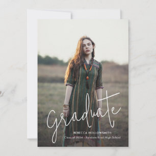 Anuncio Foto de graduación elegante personalizada