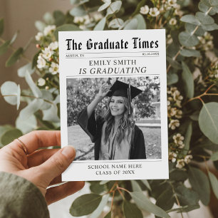 Anuncio Foto de Graduación en Periódico