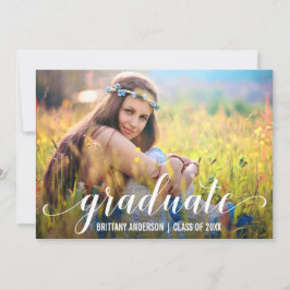 Anuncio Foto de graduado de guión moderno