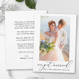 Anuncio Foto de la fiesta posterior al matrimonio con cali