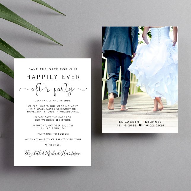 Anuncio Foto de la recepción de boda Guardar la fecha (Your love story deserves a grand celebration!)