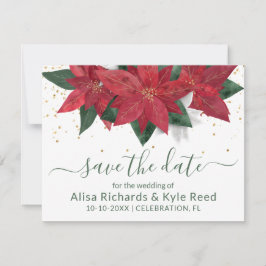 Anuncio Foto de Poinsettia Green Navidades Boda