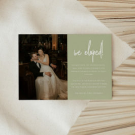 Anuncio Foto de Sage Green, Boda moderno de 'Nosotros elud