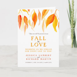 Anuncio Foto de transmisión en vivo de boda de las hojas q