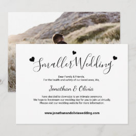 Anuncio Foto en blanco y negro de boda más pequeña