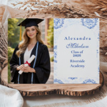 Foto Fiesta de Graduación Elegante Toile Francés