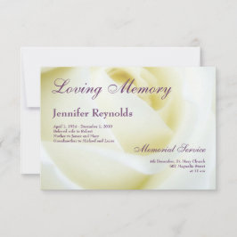 Anuncio Foto: Funeral o Memorial de la Rosa Blanca floral