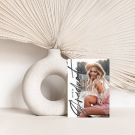 Anuncio Foto geométrica fiesta de graduación de terracota