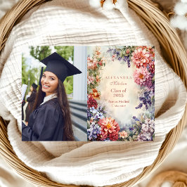 Anuncio Foto Graduación del prado de flores silvestres de