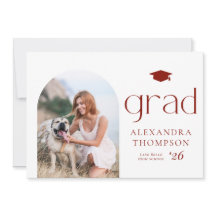 Foto minimalista de Arco - Graduación de Foto Roja