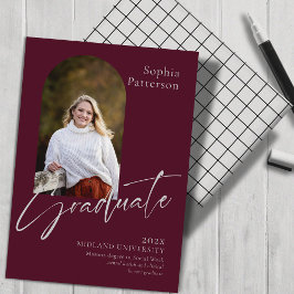 Anuncio Foto minimalista de Burgundy Gray