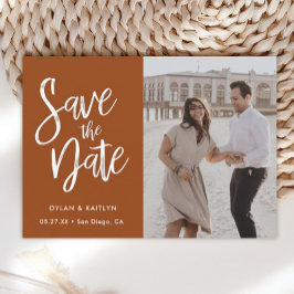 Anuncio Foto Minimalista de Naranja quemado Guardar la fec