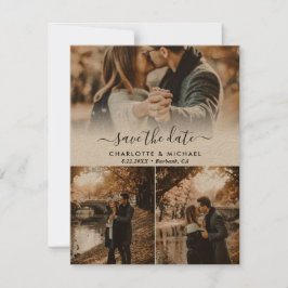 Anuncio Foto moderna de Boda de papel Kraft