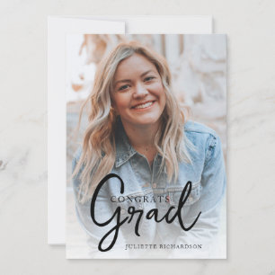 Anuncio Foto moderna de graduación mínima de guiones