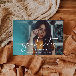 Anuncio Foto moderna de graduación minimalista