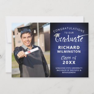 Anuncio Foto moderna graduada de Marina Metálica Azul