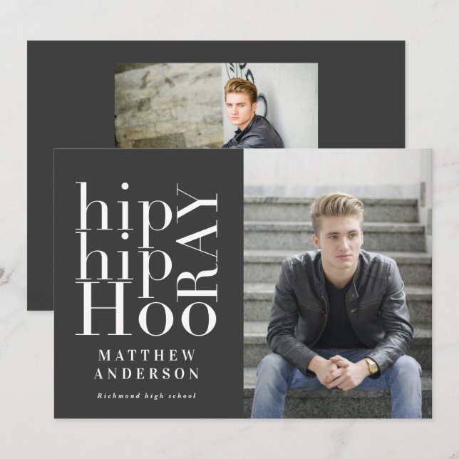 Anuncio Foto multifoto de la fiesta de graduación de Hip h (Anverso / Reverso)