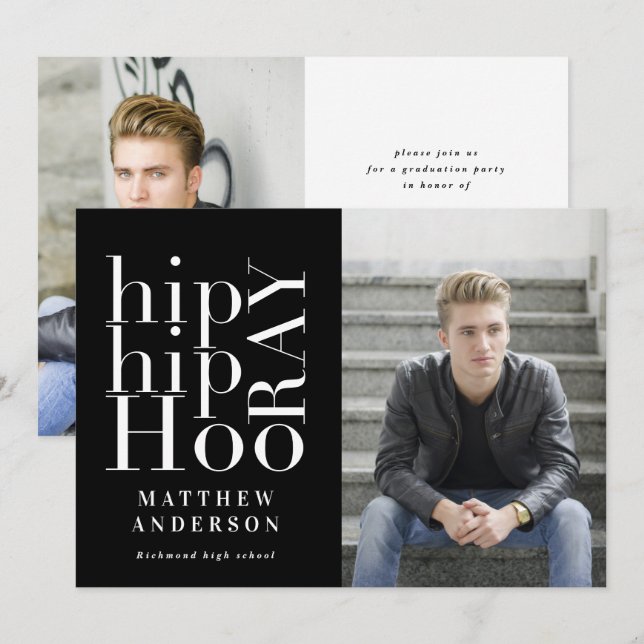 Anuncio Foto multifoto de la fiesta de graduación de Hip h (Anverso / Reverso)