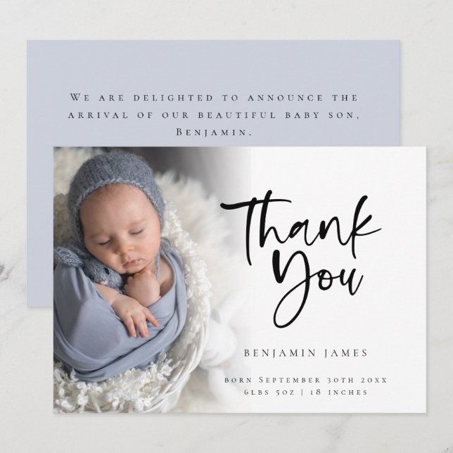 Anuncio Foto: Overlay Script Boy Gracias Nacimiento (Anverso / Reverso)