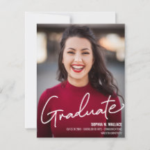 Foto personalizada de graduado universitario del a