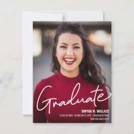 Anuncio Foto personalizada de graduado universitario del a