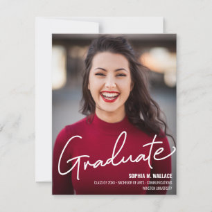 Anuncio Foto personalizada de graduado universitario del a