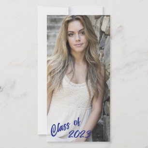 Anuncio Foto personalizado Clase de graduación larga y del