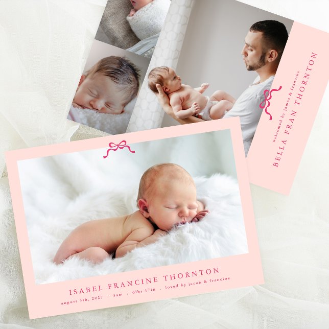 Anuncio foto simple con arco rosa (Subido por el creador)