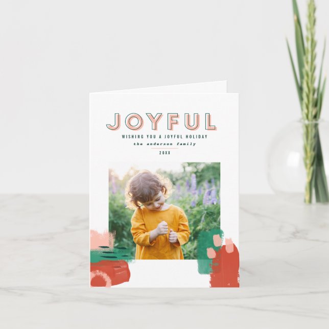 Anuncio Fotografía abstracta moderna de color rojo, rosa + (Anverso)