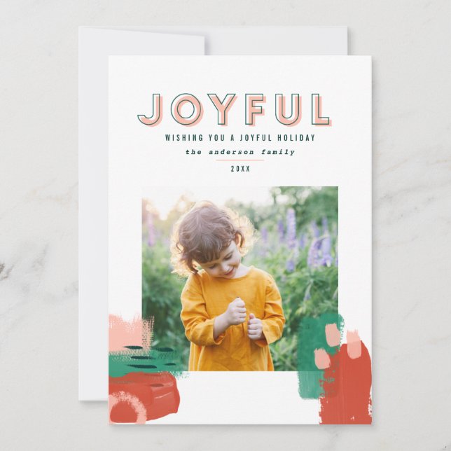 Anuncio Fotografía abstracta moderna de color rojo, rosa + (Anverso)