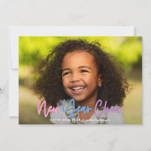 Anuncio Fotografía de año nuevo neón colorido brillante mo