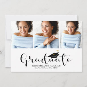 Anuncio Fotografía de graduación de caligrafía de escuela 