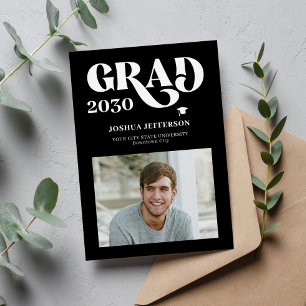 Anuncio Fotografía de tipografía moderna graduación simple