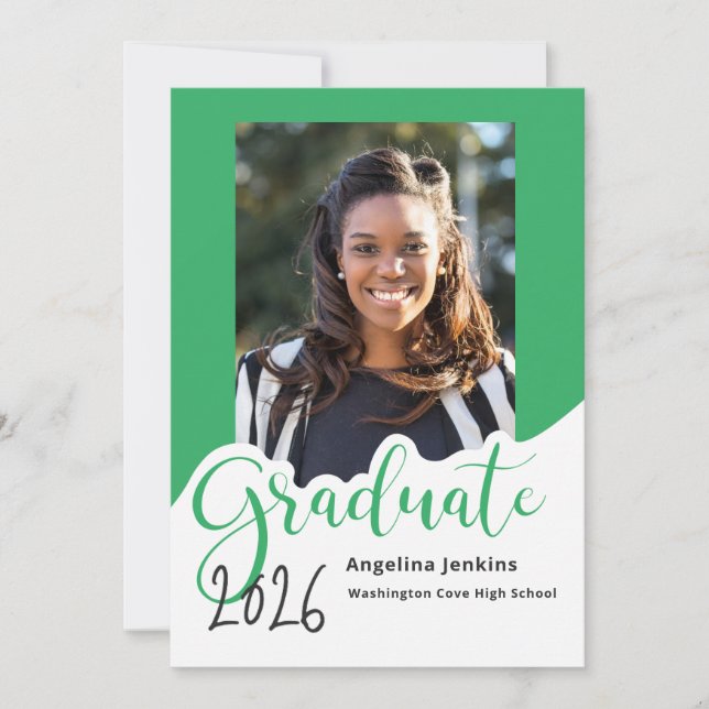 Anuncio Fotografía simple Verde caprichoso 2025 (Anverso)