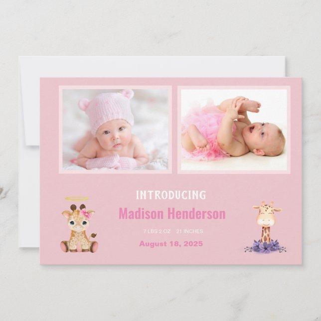 Anuncio Fotos de Chicas de jirafa de Cute (Anverso)