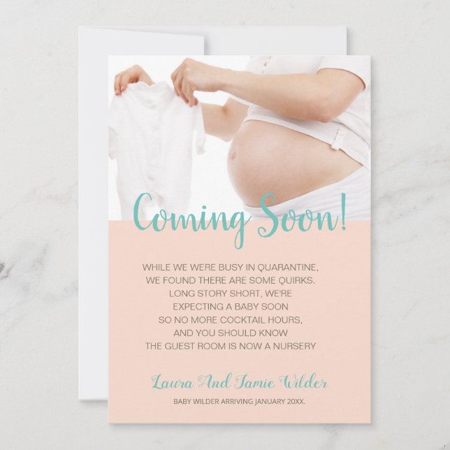 Anuncio Fotos de embarazo moderno (Anverso)