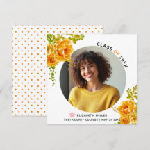 Fotos de graduación de la clase de 2026 con flores