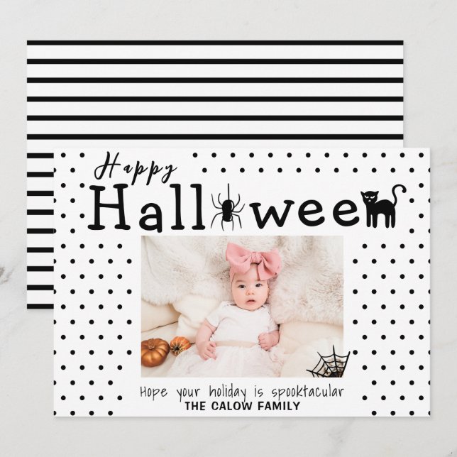 Anuncio Fotos espeluznantes de Halloween (Anverso / Reverso)