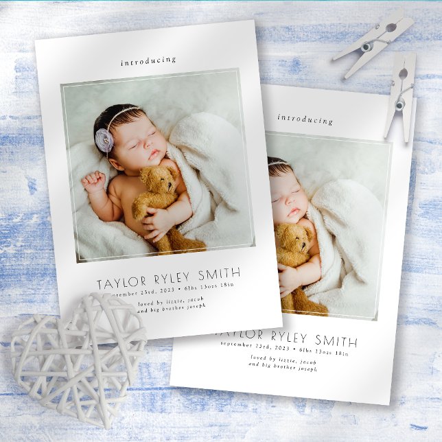 Anuncio Fotos Minimalistas modernas Nacimiento (Subido por el creador)