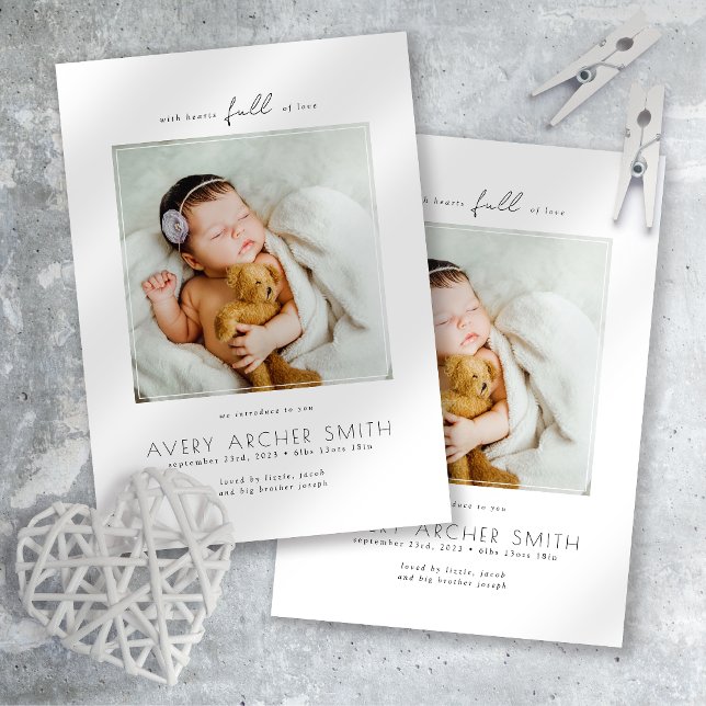 Anuncio Fotos Minimalistas modernas Nacimiento (Subido por el creador)