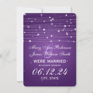 Anuncio Fragmento Matrimonial / Elopement Sparkling Lines