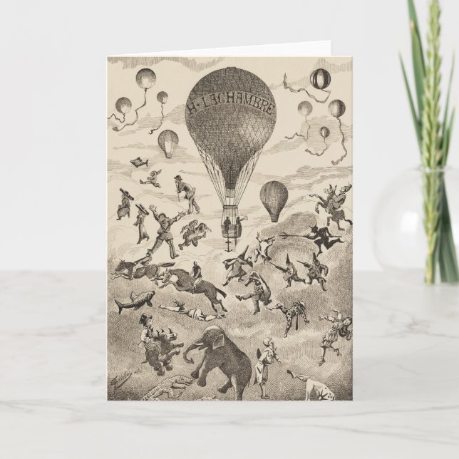 Anuncio Francés Para Fabricante De Globos (Anverso)