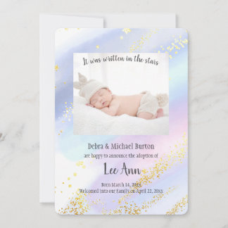 Anuncio Fue Escrito En Stars Adopción Annou