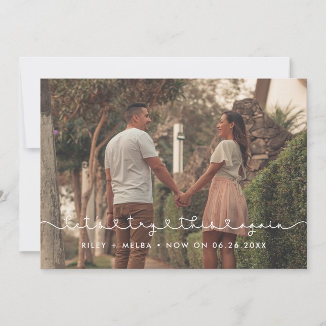 Anuncio Fuente de corazón conectable lindo Vamos a intenta (Anverso)