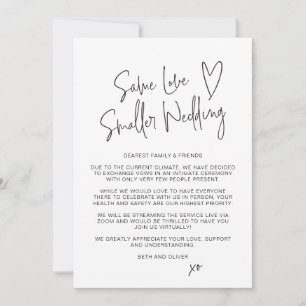 Anuncio Fuente de letra Script Same Love Smaller Wedding D