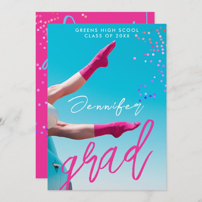 Anuncio Fun moderno y caliente foto del posgrado de la esc (Anverso / Reverso)