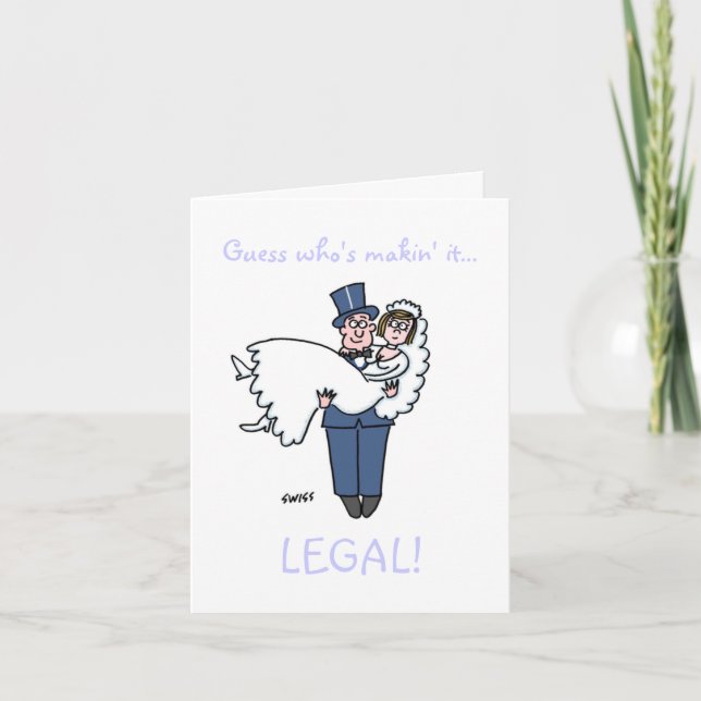 Anuncio Funny Abogados Abogados Boda Salven La Fecha (Anverso)