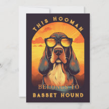 Funny Bastset Hound Dog Parent Personalizado