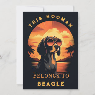 Anuncio Funny Beagle Dog Parent Personalizado