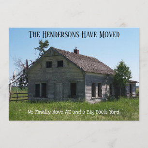 Anuncio Funny Family Move Change Address Postcard -